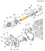 Патрубок Opel Antara, Vectra Z22SE (90537356) з нержавіючої сталі