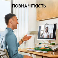 Веб-камера Logitech Brio 100 Full HD Off-White (960-001617) o