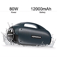 Портативная беспроводная колонка Hopestar A50 party, 80W, 12000 mAh, защита от влаги