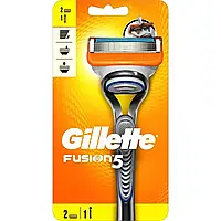 Станок для бритья Gillette Fusion5 с 2 сменными картриджами