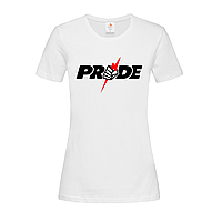 Белая женская футболка Pride Fighting Championships (18-1-7-білий)