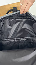 Чоловічий рюкзак Канкун, комбінований сірий в екошкірі з відділенням для ноутбука, фото 2