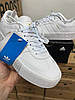 Жіночі кросівки Adidas Samba rose Originals W Og White Взуття Адідас Самбо білі шкіряні кеди, фото 8
