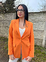 Женский оранжевый пиджак на весну Турция