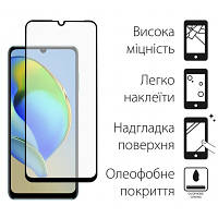 Стекло защитное Dengos Full Glue ZTE Blade V40 Vita (black) (TGFG-285) o