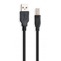 Кабель для принтера USB 2.0 AM/BM 1.8 m Vinga (VCPDCAMBM1.8BK) o