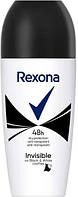 Дезодорант роликовый женский Rexona Невидимый на черном и белом 50 мл (59095644)