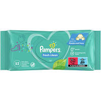 Детские влажные салфетки Pampers Fresh Clean 52 шт (8001841041360) o