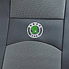 Чехлы сидений Skoda Octavia A5 "АвтоСвіт" повний комплект, чорно-сірі, фото 2