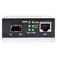 Медиаконвертер RCI 1G, SFP slot, RJ45, standart size metal case (RCI300S-G) m