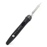 Керамічний портативний паяльник 12 V 80 W + кабель для акумулятора, фото 2