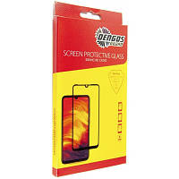 Стекло защитное Dengos Full Glue Oppo A57s black frame (TGFG-234) o