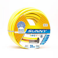 Шланг для полива Evci Plastik Sunny ПВХ Ø 1/2", трехслойный, армированный, бухта 20 м