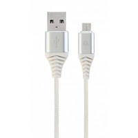 Дата кабель USB 2.0 Micro 5P to AM Cablexpert (CC-USB2B-AMmBM-2M-BW2) o