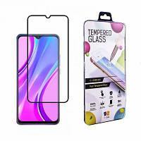 Стекло защитное Drobak Xiaomi Redmi 9 Full Cover Full Glue (Black) (222232) (222232)