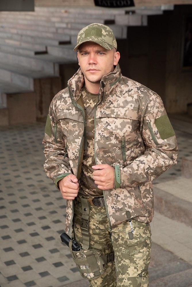Чоловіча тактична куртка Patrol піксель весна/осінь, демісезонна тактична куртка піксель, фото 1