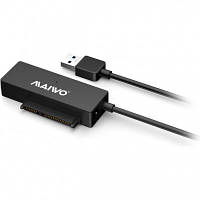 Адаптер Maiwo USB 3.0 to HDD SATA 2,5"/3,5"/5,25"/SSD, PA 2V/2A black (K10435A) m