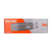 Комп'ютерна Дротова Клавіатура і Миша Fantech KM100