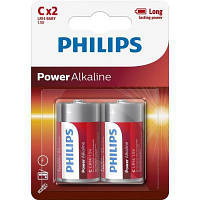 Батарейка Philips C LR14 Power Alkaline * 2 (LR14P2B/10) m