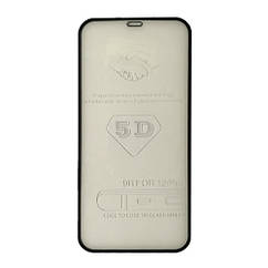 Захисне скло 5D Strong для iPhone 12 / 12 Pro (6.1'') чорне тех. пак.