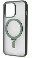 Чехол-накладка WAVE Premium Attraction Case with MagSafe iPhone 13 Pro (green)