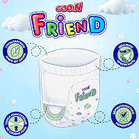 Подгузники GOO.N Friend Размер 4 (9-14 кг) 30 шт (8697404380610) (F1010117-001) o