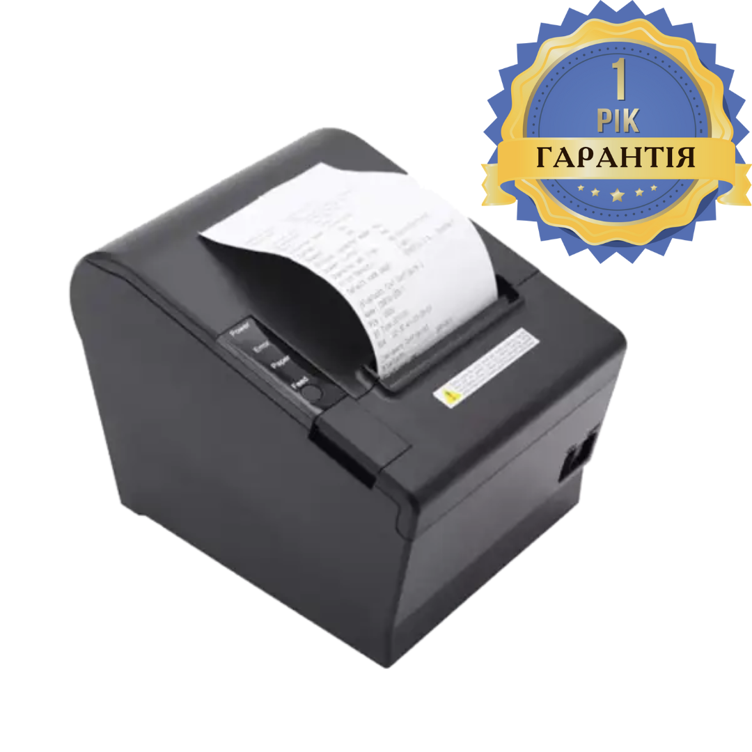 Принтер чеків ASAP POS C80220 (USB+Ethernet) + вбудований дзвінок