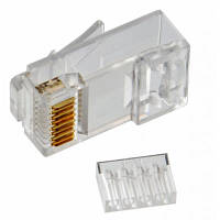 Коннектор RJ45 cat.6, со вставкой, 50 шт Merlion (05049) o