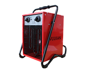 VULKAN Тепловентилятор 3кВт 220В TSE-33C 662 м3/год  регулювання потужності