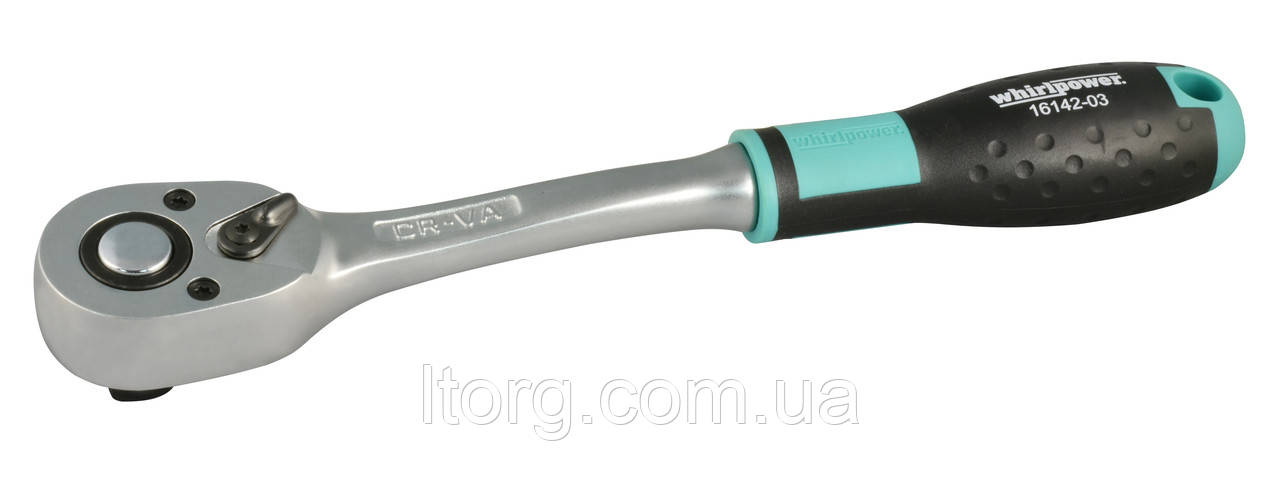 Whirlpower Трещітка 1/2" 260мм 36 зубців вигнута
