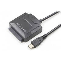 Переходник USB 3.1 Type-C - SATA III F Kingda S0747 2.5"/3.5" 7+15pin с БП Black