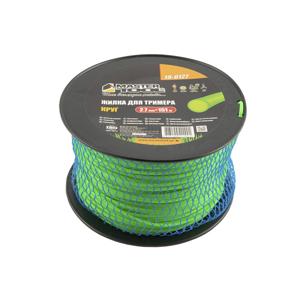 Волосінь для тримера MASTERTOOL КРУГ 2.70 мм 151 м котушка 19-0127, фото 1