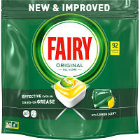 Таблетки для посудомоечных машин Fairy Original All in One Lemon 92 шт. (8006540726945) o