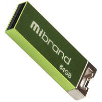 USB флеш наель Mibrand 64GB Сhameleon Light Green USB 2.0 (MI2.0/CH64U6LG) o