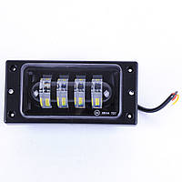 Додаткові фари LED - ВАЗ 2110-15 60W W/Y (4*15W) Лінза, регул. нахилу (flood/spot) IP68 (1шт)