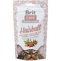 Лакомство для котов Brit Care Hairball с уткой 50 г (8595602521395) o