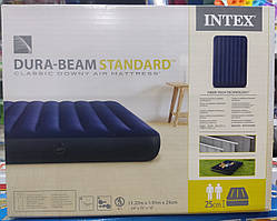 Надувной матрас 191 x 137 x 25 см intex 64758 Интекс Матрац Інтекс Надувной матрас для дому та туризму