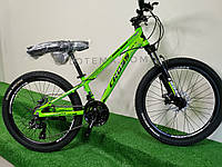 Велосипед Cross Hunter 2022 Green 24" рама алюминий - 12.5"