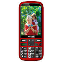 Мобильный телефон Sigma Comfort 50 Optima Type-C Red (4827798122327) o