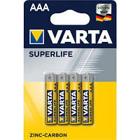 Батарейка Varta SUPERLIFE Zinc-Carbon R03 * 4 (02003101414) o