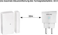 SIPAILING Беспроводное управление вытяжкой, контроль доступа, магнитный контактный переключатель с беспроводны
