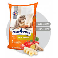 Сухой корм для кошек Club 4 Paws Премиум. С кроликом 14 кг (4820083909153) o