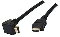 Кабель HDMI to HDMI 3.0m Gembird CC-HDMI490-10, V.1.4 папа/папапа, повернутый под 90 градусов, w/gold