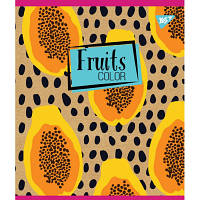 Зошит Yes А5 Fruits Color Крафт 24 листів клітинка 5 дизайнів (765107) m