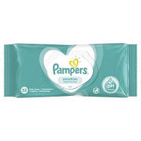 Детские влажные салфетки Pampers Sensitive 52 шт (8001841041391) o