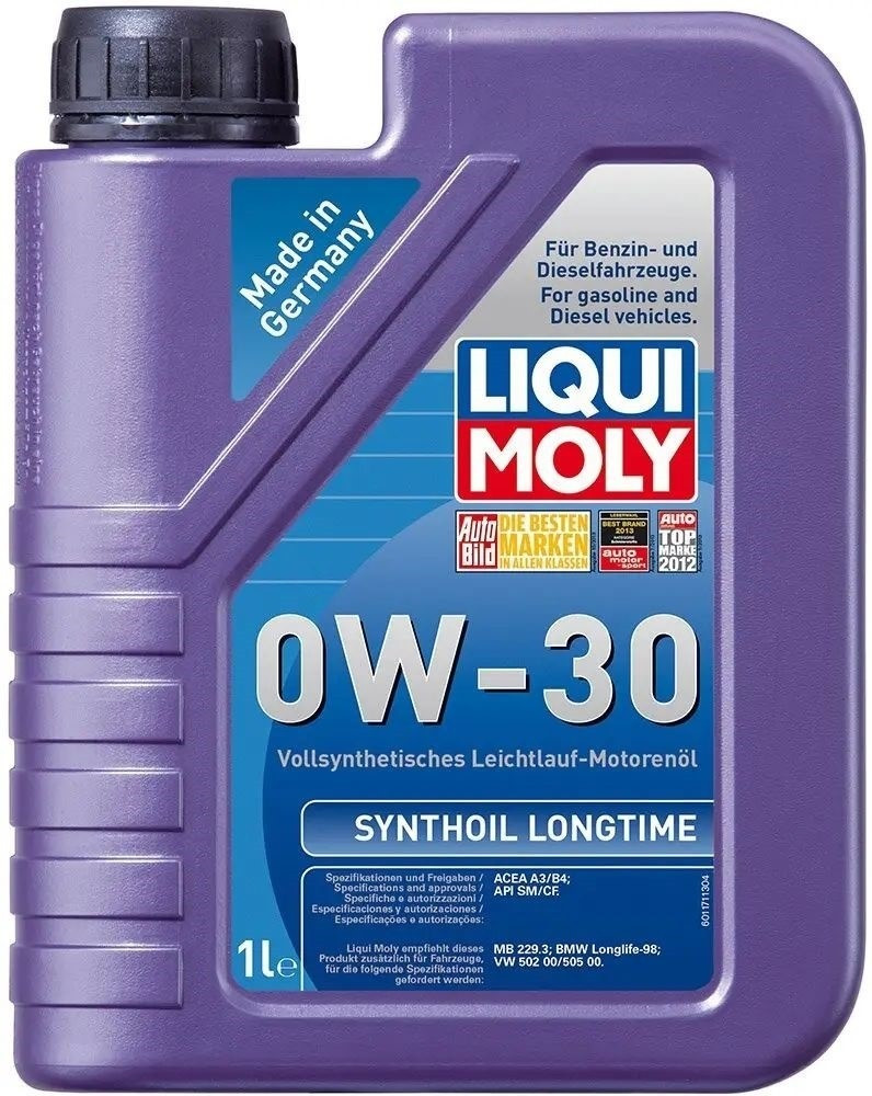 Моторна олива SAE 0W-30 SYNTHOIL LONGTIME  1L, фото 1