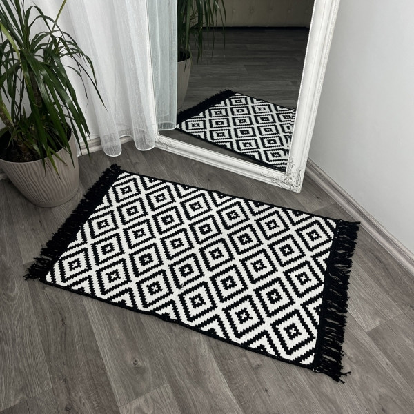 Турецькі килими м'які бавовняні 60х90 см, фото 1