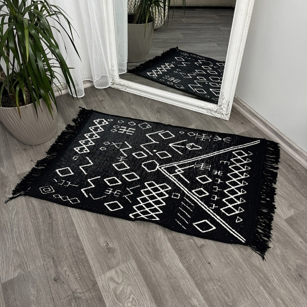 Турецькі килими м'які бавовняні 60х90 см, фото 1