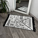 Турецькі килими м'які бавовняні 60х90 см, фото 2