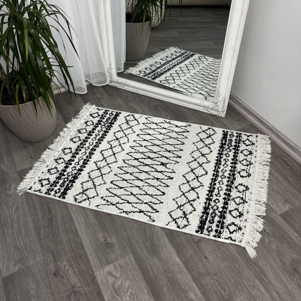 Турецькі килими м'які бавовняні 60х90 см, фото 1